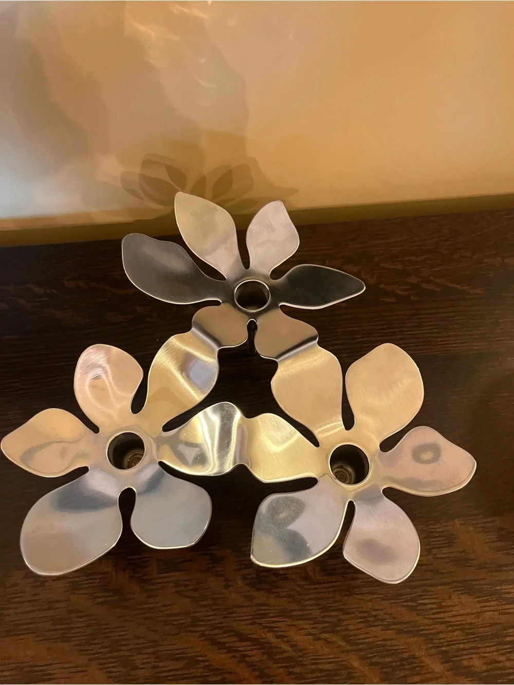 Vintage IKEA Stockholm Flower Candelabra Monika Mulder Design Modern Sculpture